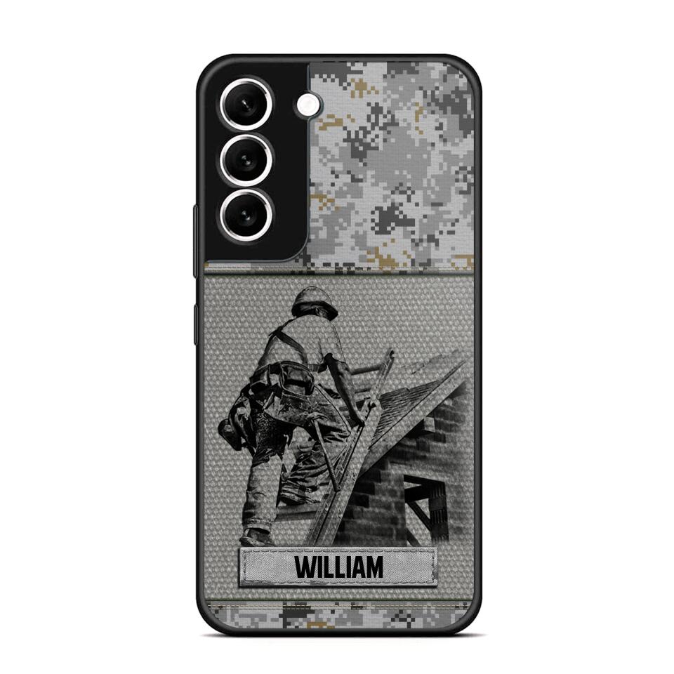 Personalized Roofer Camo Phone Case Printed 22JUL-HQ23