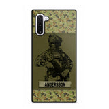 Personalized Australian Soldier Camo Phone Case Printed 22JUL-HC23