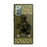 Personalized Australian Soldier Camo Phone Case Printed 22JUL-HC23