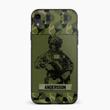 Personalized Swesdish Soldier Camo Phone Case Printed 22JUL-HC23