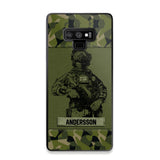 Personalized Swesdish Soldier Camo Phone Case Printed 22JUL-HC23