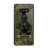 Personalized German Soldier Camo Phone Case Printed 22JUL-HC23