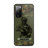 Personalized German Soldier Camo Phone Case Printed 22JUL-HC23