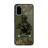 Personalized German Soldier Camo Phone Case Printed 22JUL-HC23