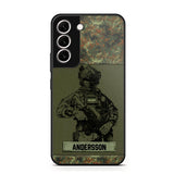 Personalized German Soldier Camo Phone Case Printed 22JUL-HC23