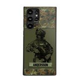 Personalized German Soldier Camo Phone Case Printed 22JUL-HC23
