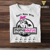 Personalized Don't Mess With Mamasaurus You'll Get Jurasskicked Tshirt Printed 22JUL-DT24