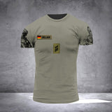 Personalized German Veterans/Soldier Rank Tshirt 3D Printed QTVQ2406