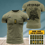 Personalized Finish Veterans/Soldier Tshirt 3D Printed QTDT2706