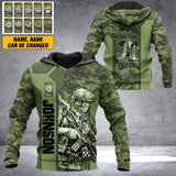 DH Personalized Canadian Soldier Hoodie 3D Printed DT2706