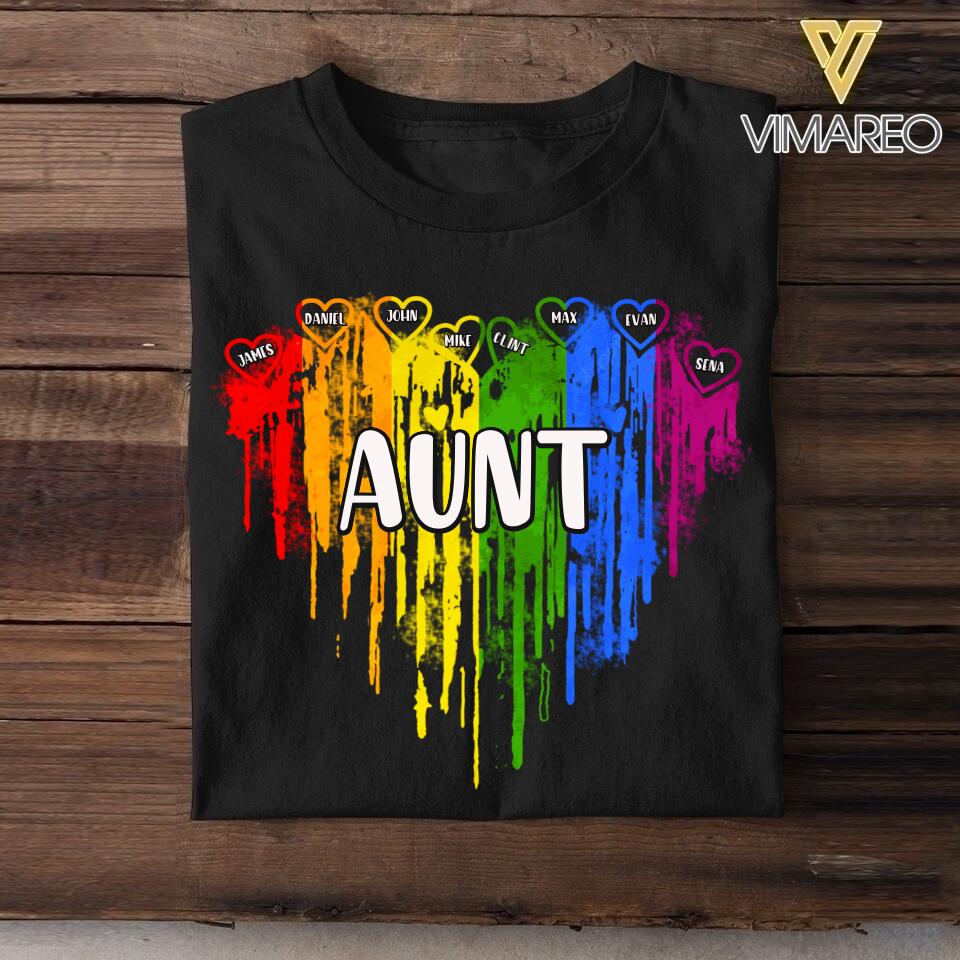 Personalized Aunt Kid Tshirt Printed 22JUL-HC27