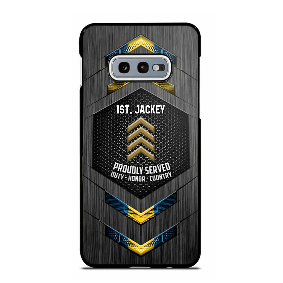 Personalized Swedish Soldier Phone Case Printed 22JUL-HQ27