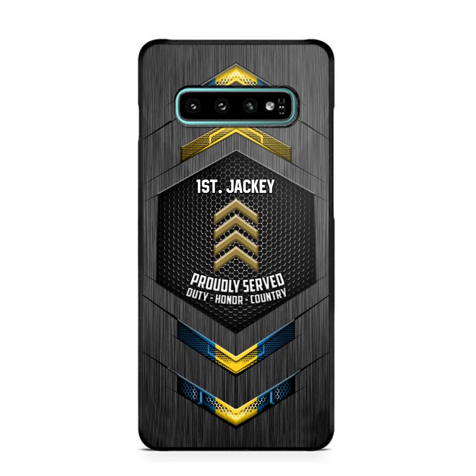 Personalized Swedish Soldier Phone Case Printed 22JUL-HQ27
