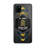 Personalized Swedish Soldier Phone Case Printed 22JUL-HQ27