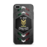 Personalized Italian Soldier Phone Case Printed 22JUL-HQ27