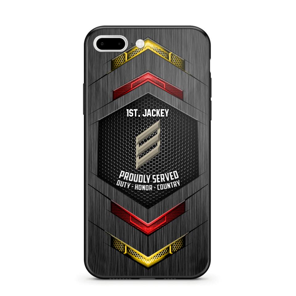 Personalized German Soldier Phone Case Printed 22JUL-HQ27