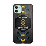 Personalized Swedish Soldier Phone Case Printed 22JUL-HQ27