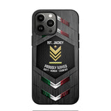 Personalized Italian Soldier Phone Case Printed 22JUL-HQ27