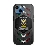 Personalized Italian Soldier Phone Case Printed 22JUL-HQ27