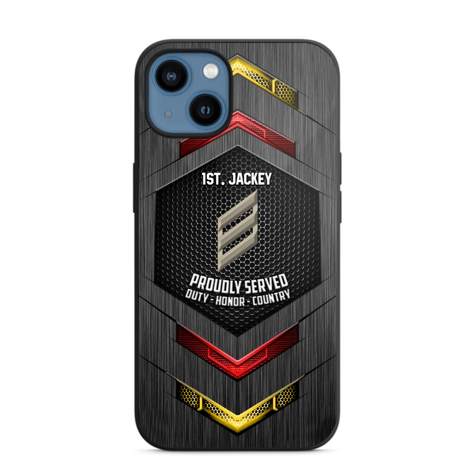 Personalized German Soldier Phone Case Printed 22JUL-HQ27