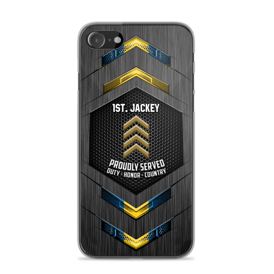Personalized Swedish Soldier Phone Case Printed 22JUL-HQ27