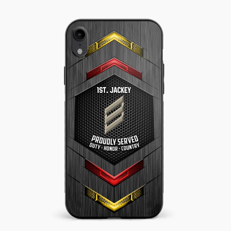 Personalized German Soldier Phone Case Printed 22JUL-HQ27