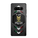Personalized Italian Soldier Phone Case Printed 22JUL-HQ27