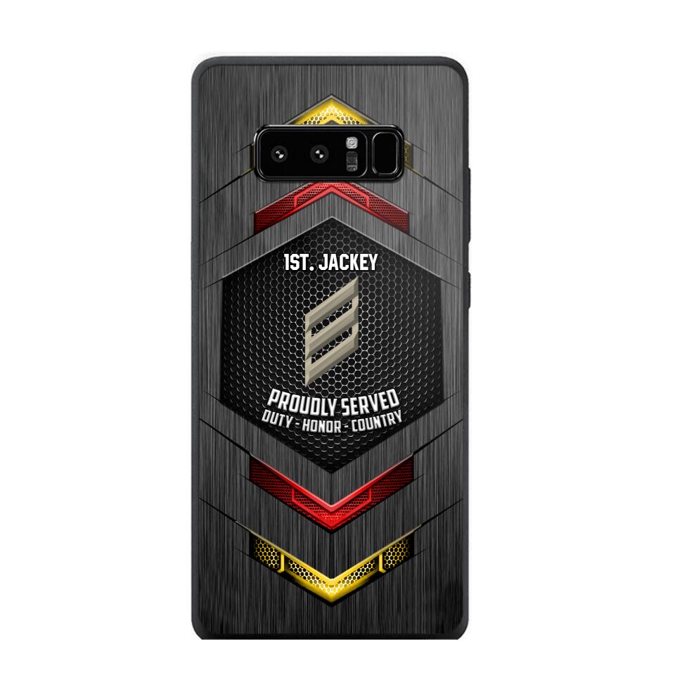 Personalized German Soldier Phone Case Printed 22JUL-HQ27
