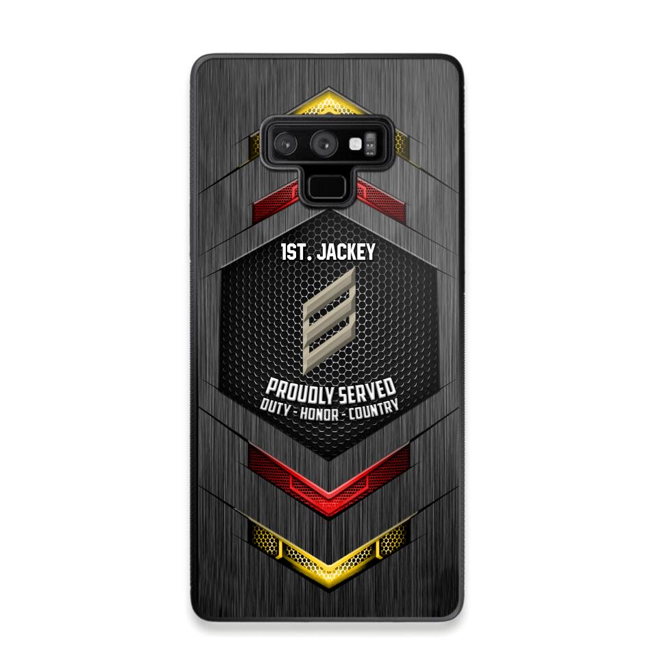 Personalized German Soldier Phone Case Printed 22JUL-HQ27