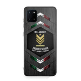 Personalized Italian Soldier Phone Case Printed 22JUL-HQ27