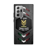 Personalized Italian Soldier Phone Case Printed 22JUL-HQ27