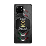 Personalized Italian Soldier Phone Case Printed 22JUL-HQ27