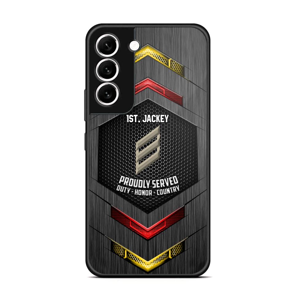 Personalized German Soldier Phone Case Printed 22JUL-HQ27