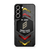 Personalized German Soldier Phone Case Printed 22JUL-HQ27