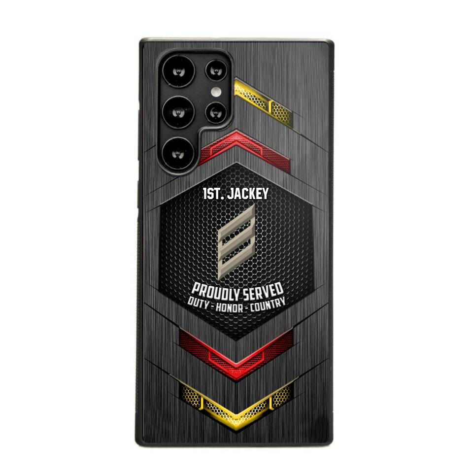 Personalized German Soldier Phone Case Printed 22JUL-HQ27