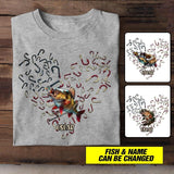 Personalized Fishing Lovers Independence Day Tshirt Printed NQHC2706