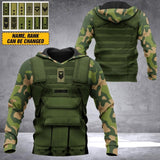 Personalized Norwegian Soldier Hoodie 3D Printed 22JUL-DT28