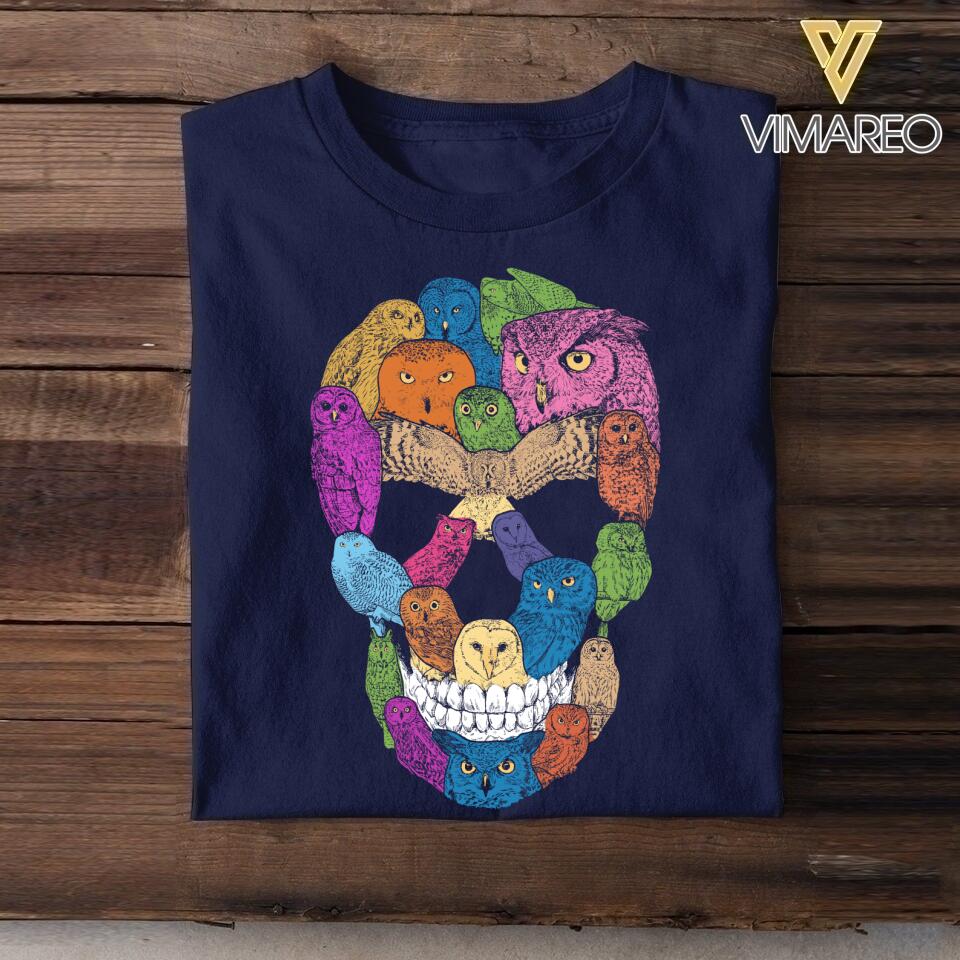 Personalized Owl Lovers Sku Tshirt Printed QTVQ2906