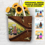 Personalized Dog Lovers Tote Bag NQHC2806