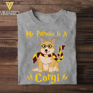 Personalized My Patronus Is A Corgi Upload Photo Tshirt Printed QTDT2906