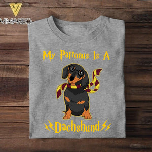 Personalized My Patronus Is A Dachshund Upload Photo Tshirt Printed QTDT2906