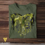 Personalized Swedish Soldier/Veterans Tshirt Printed 22JUL-HQ29