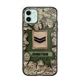 Personalized British Soldier Camo Phone Case Printed 22JUL-DT30