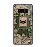 Personalized British Soldier Camo Phone Case Printed 22JUL-DT30
