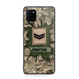 Personalized British Soldier Camo Phone Case Printed 22JUL-DT30