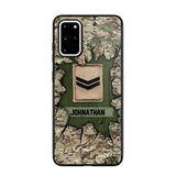 Personalized British Soldier Camo Phone Case Printed 22JUL-DT30