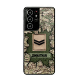 Personalized British Soldier Camo Phone Case Printed 22JUL-DT30