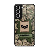 Personalized British Soldier Camo Phone Case Printed 22JUL-DT30