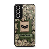 Personalized British Soldier Camo Phone Case Printed 22JUL-DT30