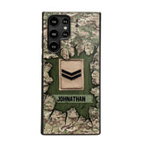 Personalized British Soldier Camo Phone Case Printed 22JUL-DT30